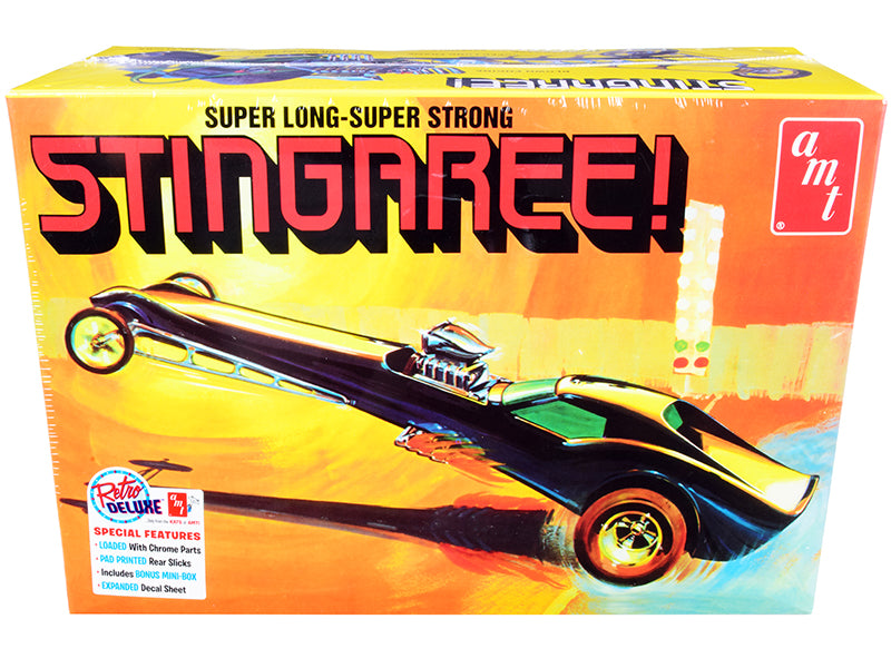 Skill 2 Model Kit Stingaree Custom Dragster 1/25 Scale Model by AMT-DiecastModeler.com