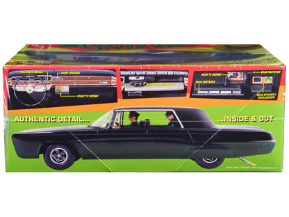 Skill 2 Model Kit Black Beauty "The Green Hornet" (1966–1967) TV Series with Green Hornet and Kato Figures 1/25 Scale Model by AMT-DiecastModeler.com