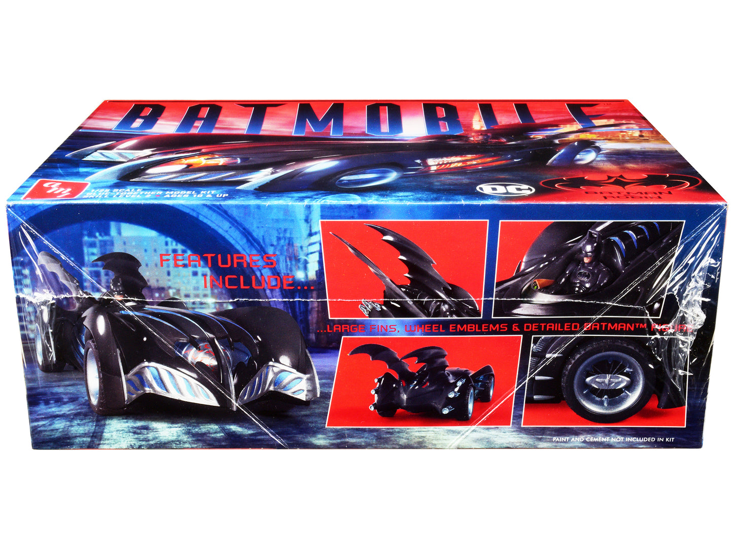 Skill 2 Model Kit Batmobile "Batman & Robin" (1997) Movie 1/25 Scale Model by AMT-DiecastModeler.com
