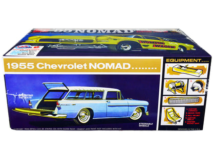 Skill 2 Model Kit 1955 Chevrolet Nomad 3-in-1 Kit "Trophy Series" 1/25 Scale Model by AMT-DiecastModeler.com