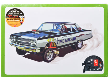 Skill 2 Model Kit 1965 Chevrolet Chevelle AWB Funny Car "Time Machine" 1/25 Scale Model by AMT-DiecastModeler.com