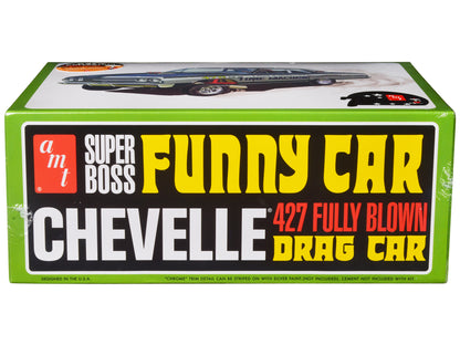 Skill 2 Model Kit 1965 Chevrolet Chevelle AWB Funny Car "Time Machine" 1/25 Scale Model by AMT-DiecastModeler.com