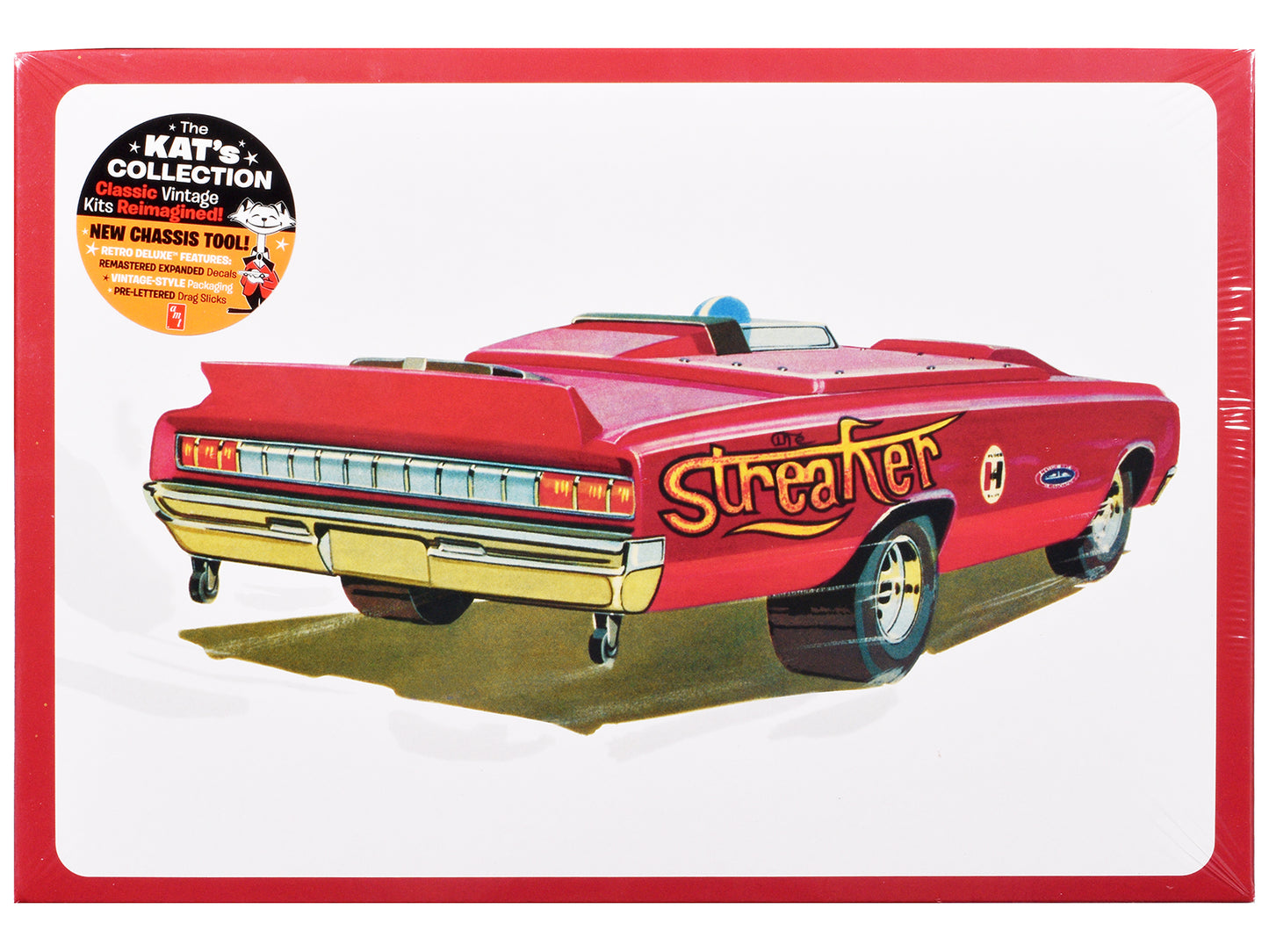 Skill 2 Model Kit 1964 Oldsmobile F-85 AWB Funny Car "Streaker" 1/25 Scale Model by AMT-DiecastModeler.com