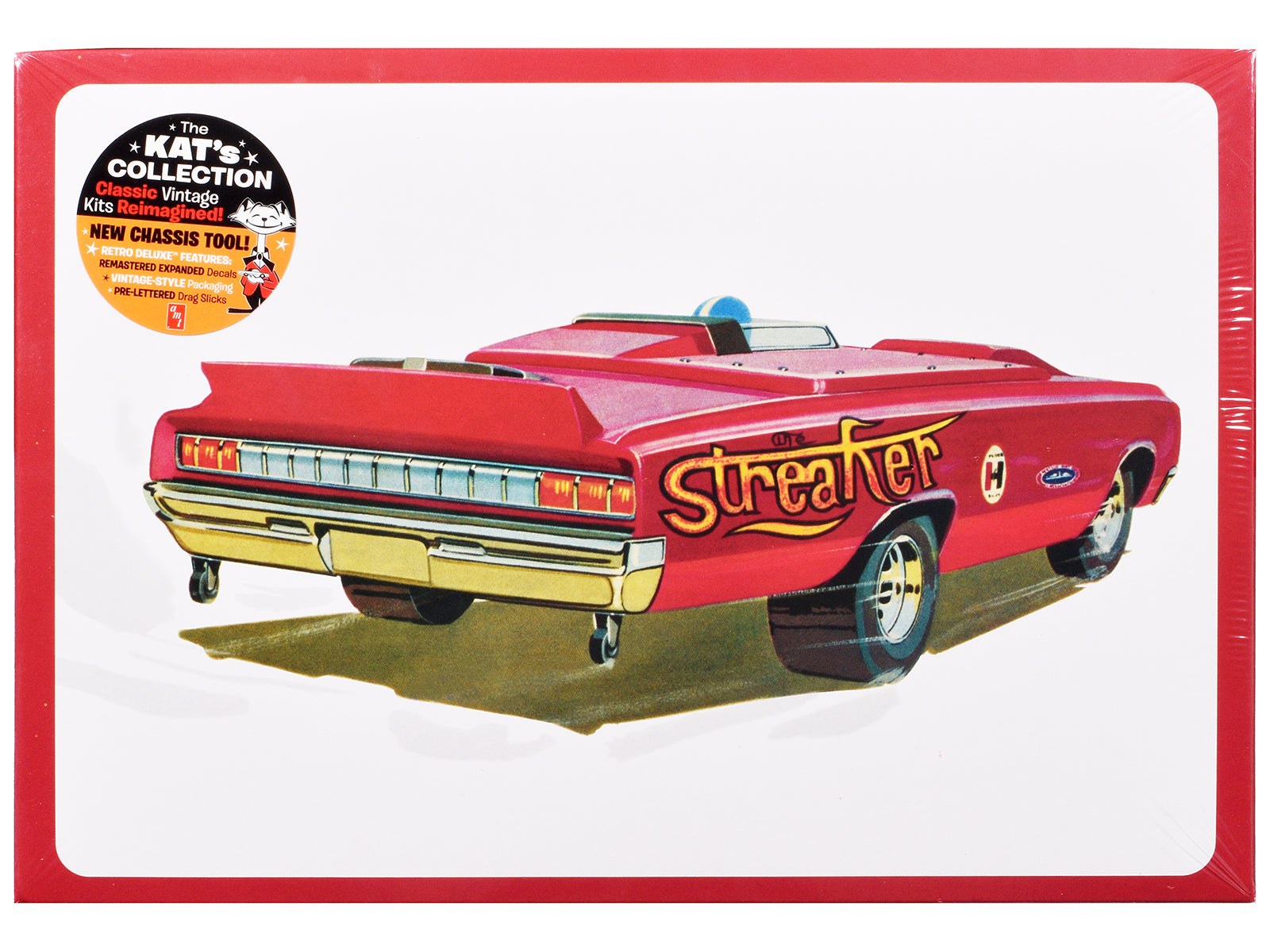 Skill 2 Model Kit 1964 Oldsmobile F-85 AWB Funny Car "Streaker" 1/25 Scale Model by AMT-DiecastModeler.com