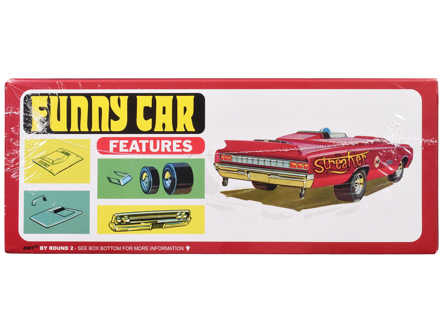 Skill 2 Model Kit 1964 Oldsmobile F-85 AWB Funny Car "Streaker" 1/25 Scale Model by AMT-DiecastModeler.com