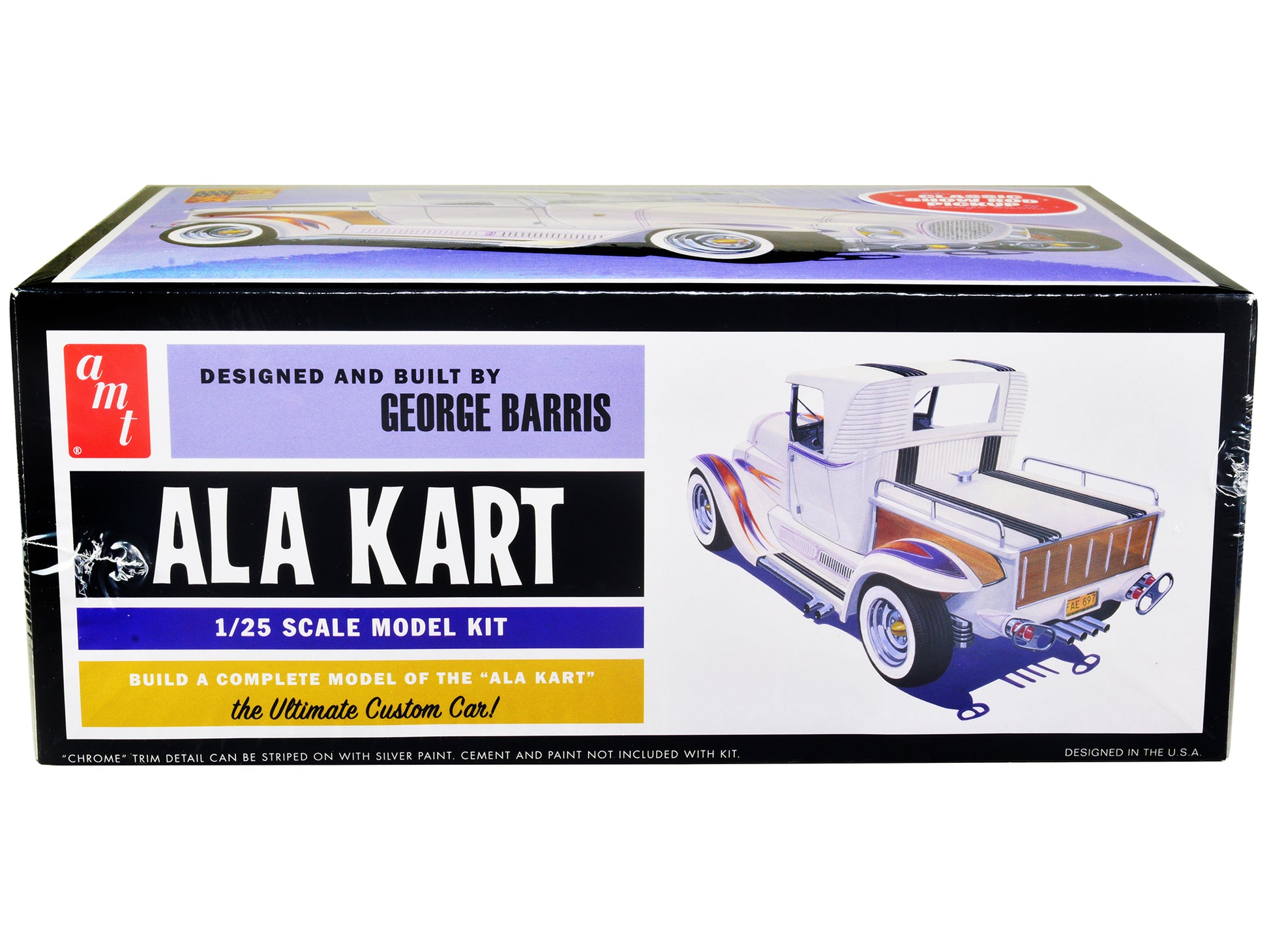 Skill 2 Model Kit George Barris Ala Kart Pickup Truck 1/25 Scale Model by AMT-DiecastModeler.com