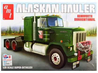 Skill 3 Model Kit Kenworth Conventional Tractor "Alaskan Hauler" 1/25 Scale Model by AMT-DiecastModeler.com