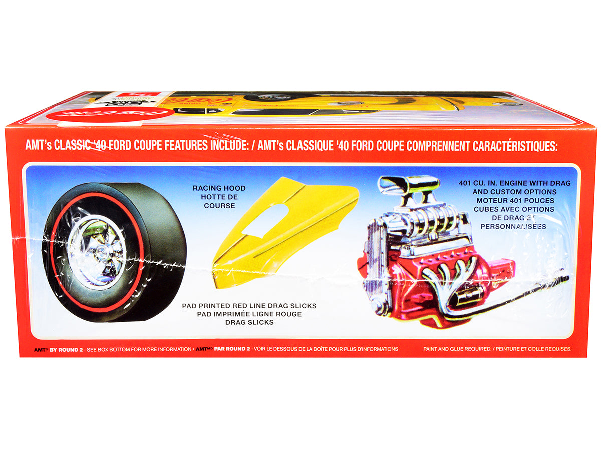 Skill 3 Model Kit 1940 Ford Coupe "Coca-Cola" 1/25 Scale Model by AMT