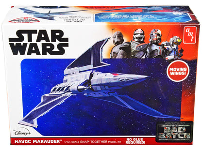 Skill 2 Model Kit Havoc Marauder Space Ship "Star Wars: The Bad Batch" (2021-Current) TV Series 1/144 Scale Model by AMT-DiecastModeler.com