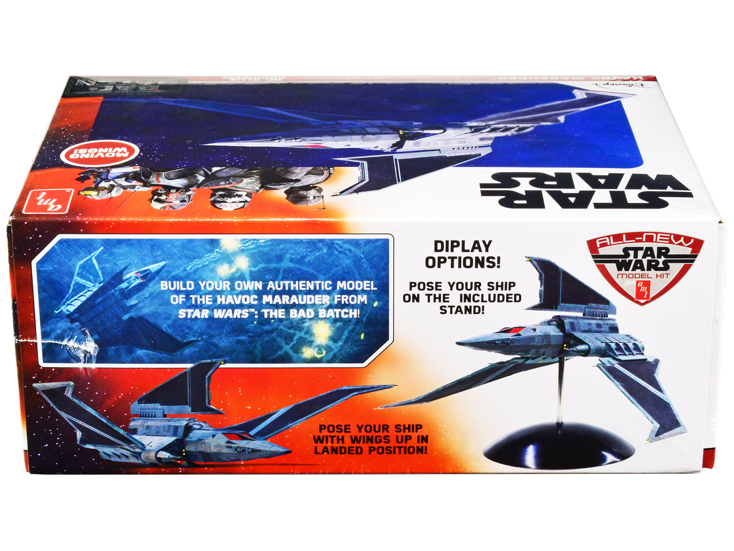 Skill 2 Model Kit Havoc Marauder Space Ship "Star Wars: The Bad Batch" (2021-Current) TV Series 1/144 Scale Model by AMT-DiecastModeler.com