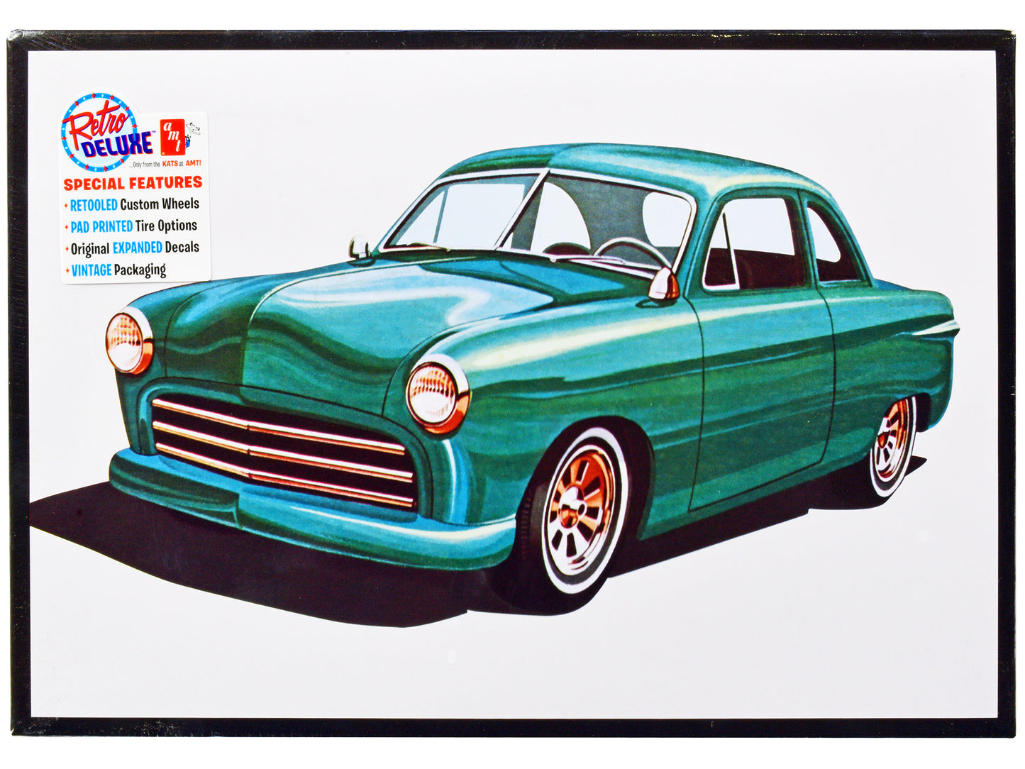 Skill 2 Model Kit 1949 Ford Coupe "The 49'er" 3-in-1 Kit 1/25 Scale Model by AMT-DiecastModeler.com