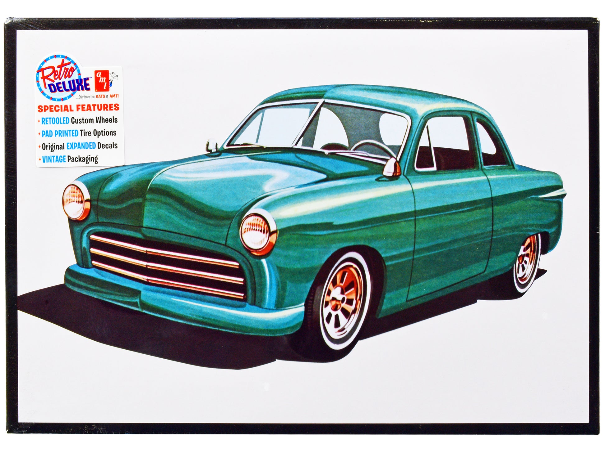 Skill 2 Model Kit 1949 Ford Coupe "The 49'er" 3-in-1 Kit 1/25 Scale Model by AMT-DiecastModeler.com