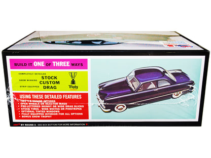 Skill 2 Model Kit 1949 Ford Coupe "The 49'er" 3-in-1 Kit 1/25 Scale Model by AMT-DiecastModeler.com