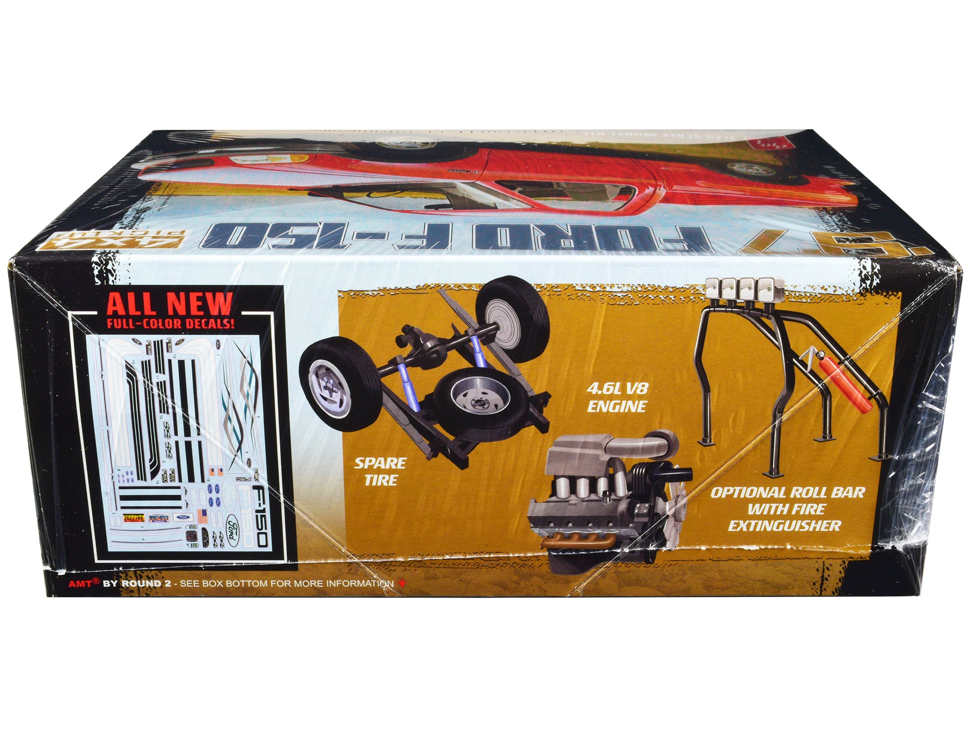 Skill 2 Model Kit 1997 Ford F-150 4X4 Pickup Truck 1/25 Scale Model by AMT-DiecastModeler.com
