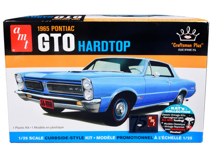 Skill 2 Model Kit 1965 Pontiac GTO Hardtop "Craftsman Plus" Series 1/25 Scale Model by AMT-DiecastModeler.com