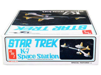 Skill 2 Model Kit K-7 Space Station "Star Trek" (1966-1969) TV Series 1/7600 Scale Model by AMT-DiecastModeler.com