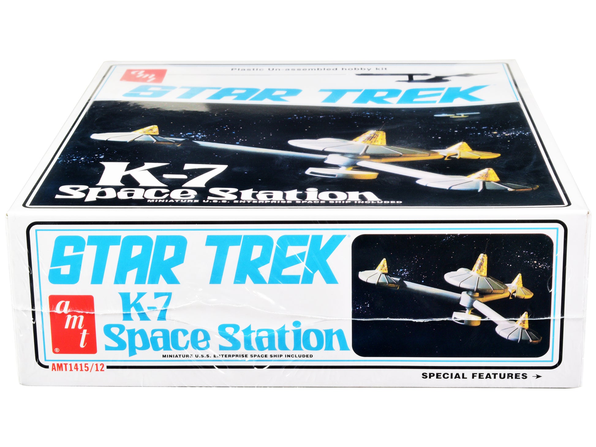Skill 2 Model Kit K-7 Space Station "Star Trek" (1966-1969) TV Series 1/7600 Scale Model by AMT-DiecastModeler.com