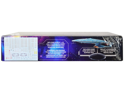 Skill 2 Model Kit U.S.S. Enterprise NCC-1701-D Space Ship "Star Trek: The Next Generation" (1987-1994) TV Series 1/1400 Scale Model by AMT-DiecastModeler.com