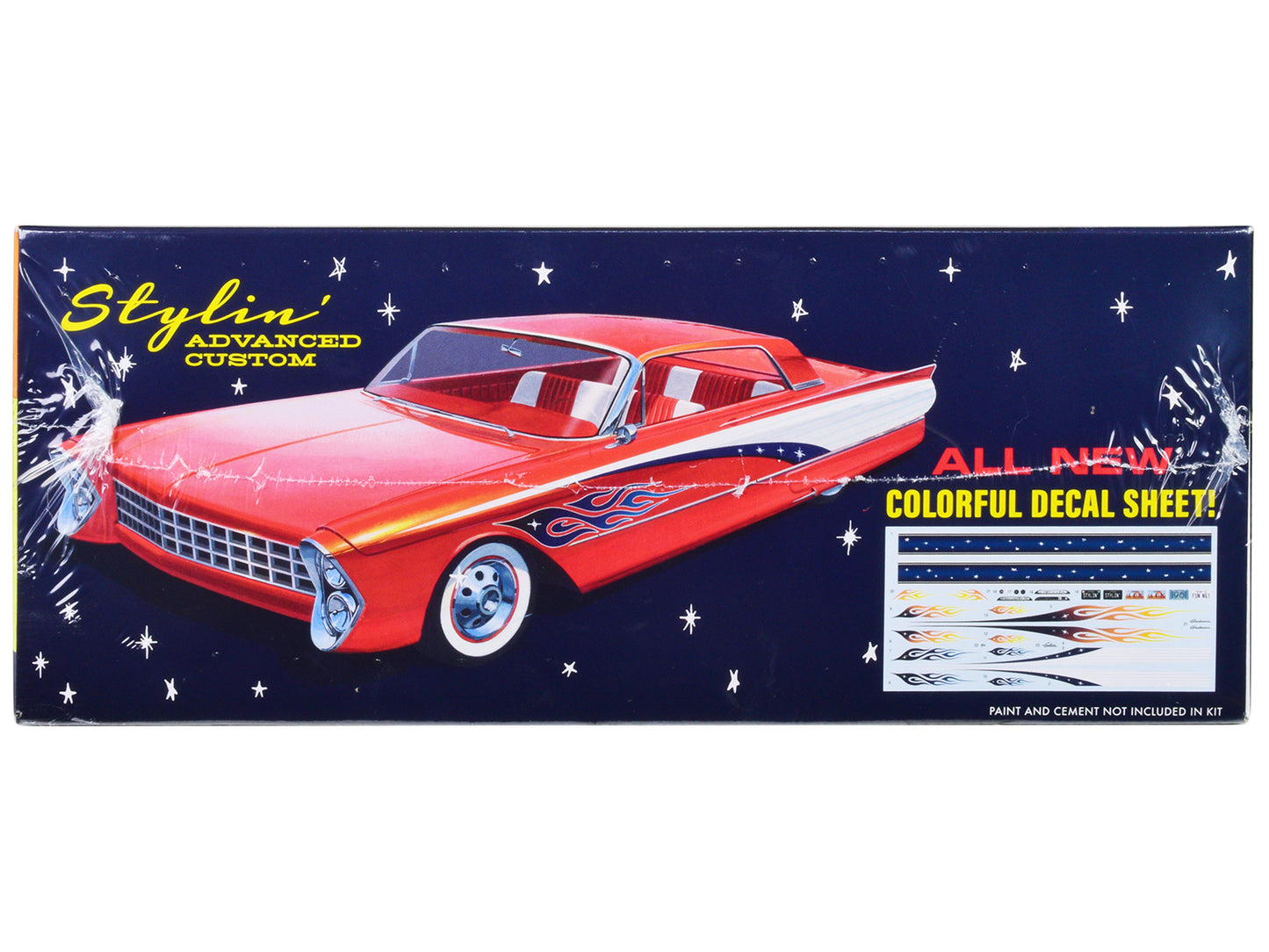 Skill 2 Model Kit 1961 Ford Galaxie Hardtop 3-in-1 Kit 1/25 Scale Model by AMT-DiecastModeler.com