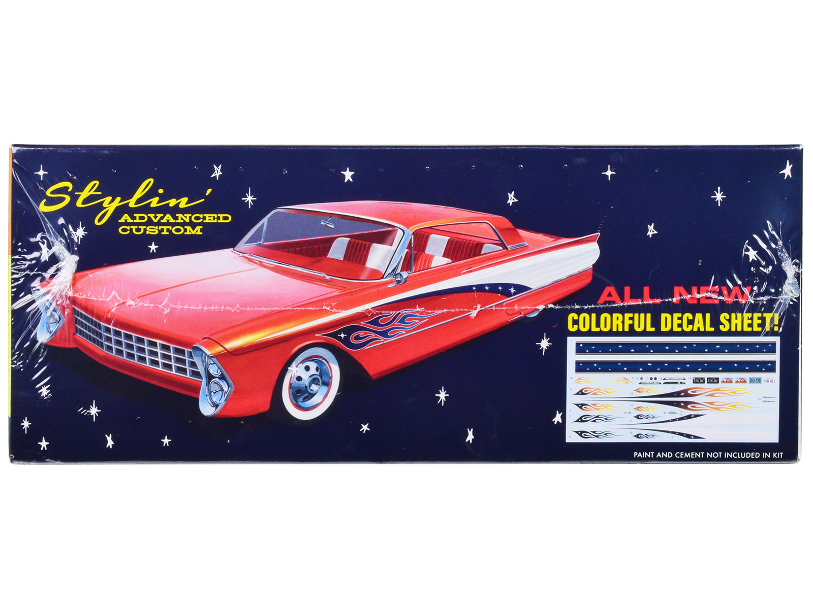 Skill 2 Model Kit 1961 Ford Galaxie Hardtop 3-in-1 Kit 1/25 Scale Model by AMT-DiecastModeler.com