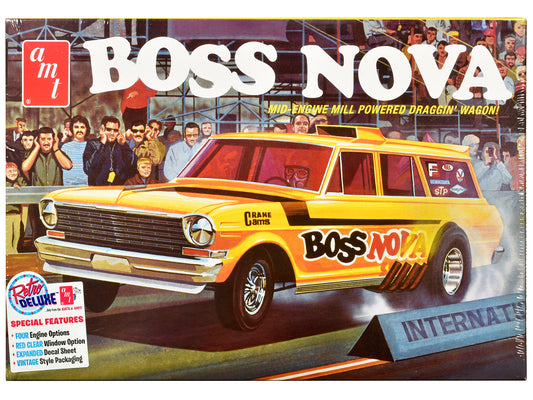 Skill 2 Model Kit Boss Nova Funny Car 1/25 Scale Model by AMT-DiecastModeler.com