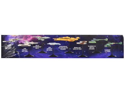 Skill 2 Model Kit Allies and Adversaries Space Ship Set "Star Trek" Franchise 1/2500 Scale Model by AMT