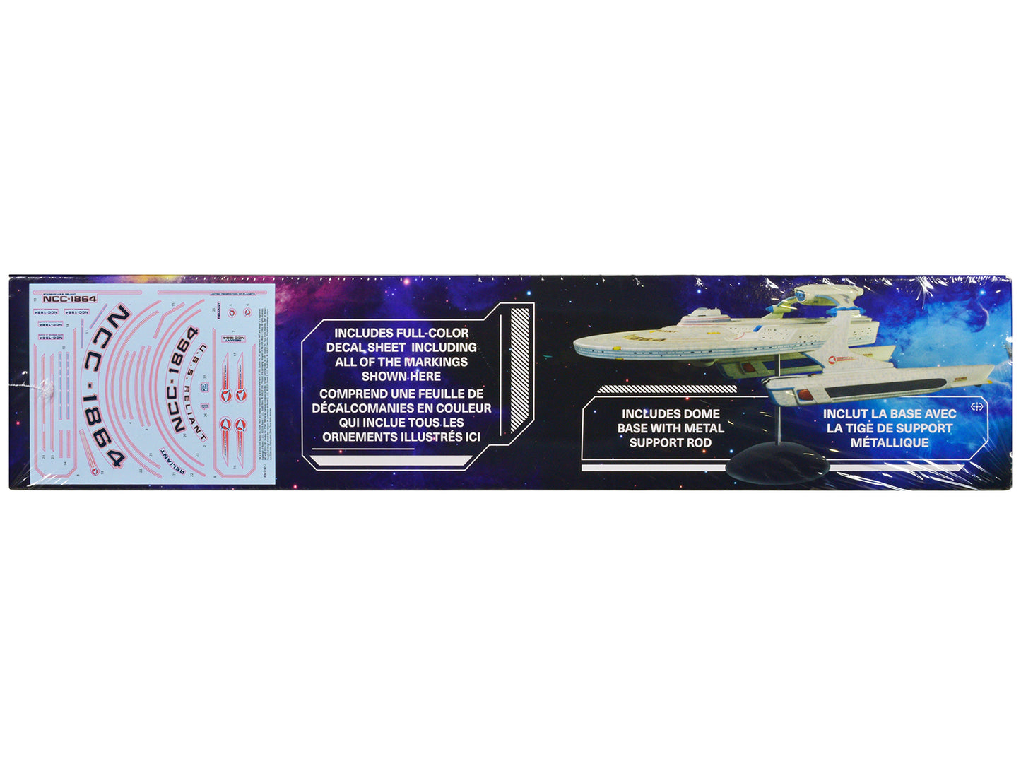 Skill 2 Model Kit U.S.S. Reliant NCC-1864 Space Craft "Star Trek II: The Wrath of Khan" (1982) Movie 1/537 Scale Model by AMT-DiecastModeler.com