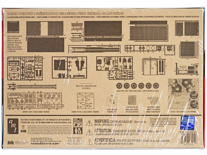 Skill 3 Model Kit Ford C-600 City Delivery Truck "Holiday Hauler - Coca-Cola" 1/25 Scale Model by AMT