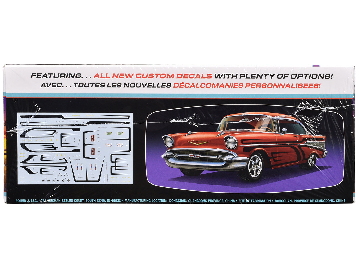 Skill 2 Model Kit 1957 Chevrolet Bel Air Street Machine "Kustom Kruisers" 1/25 Scale Model by AMT-DiecastModeler.com