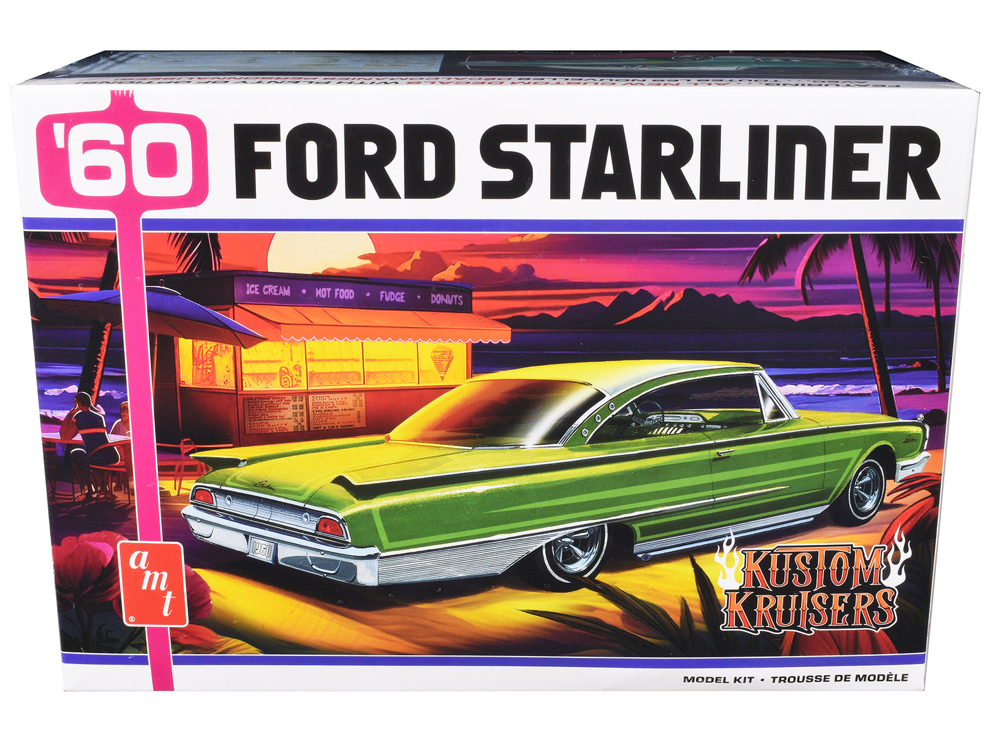 Skill 2 Model Kit 1960 Ford Starliner "Kustom Kruisers" 1/25 Scale Model by AMT-DiecastModeler.com