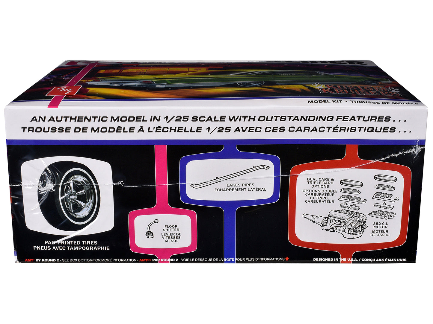 Skill 2 Model Kit 1960 Ford Starliner "Kustom Kruisers" 1/25 Scale Model by AMT-DiecastModeler.com