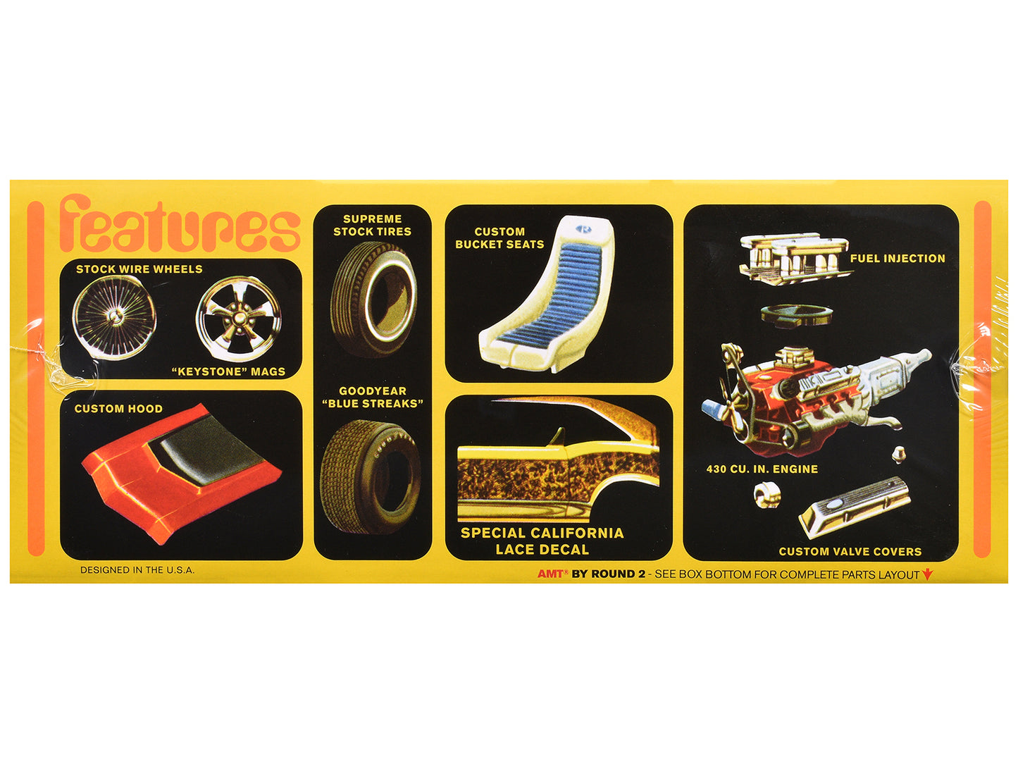 Skill 2 Model Kit 1969 Buick Riviera 1/25 Scale Model by AMT-DiecastModeler.com