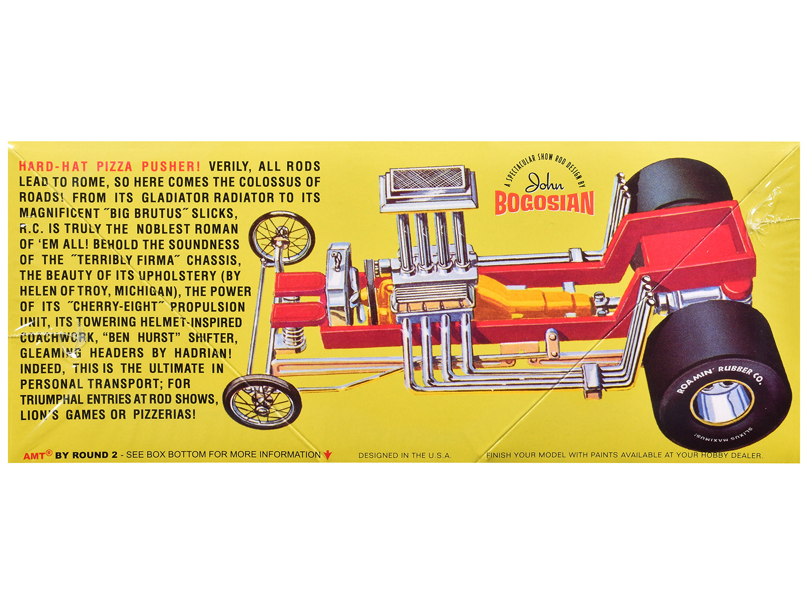 Skill 2 Model Kit "Lil' Roamin'" Chariot Show Rod 1/25 Scale Model by AMT-DiecastModeler.com
