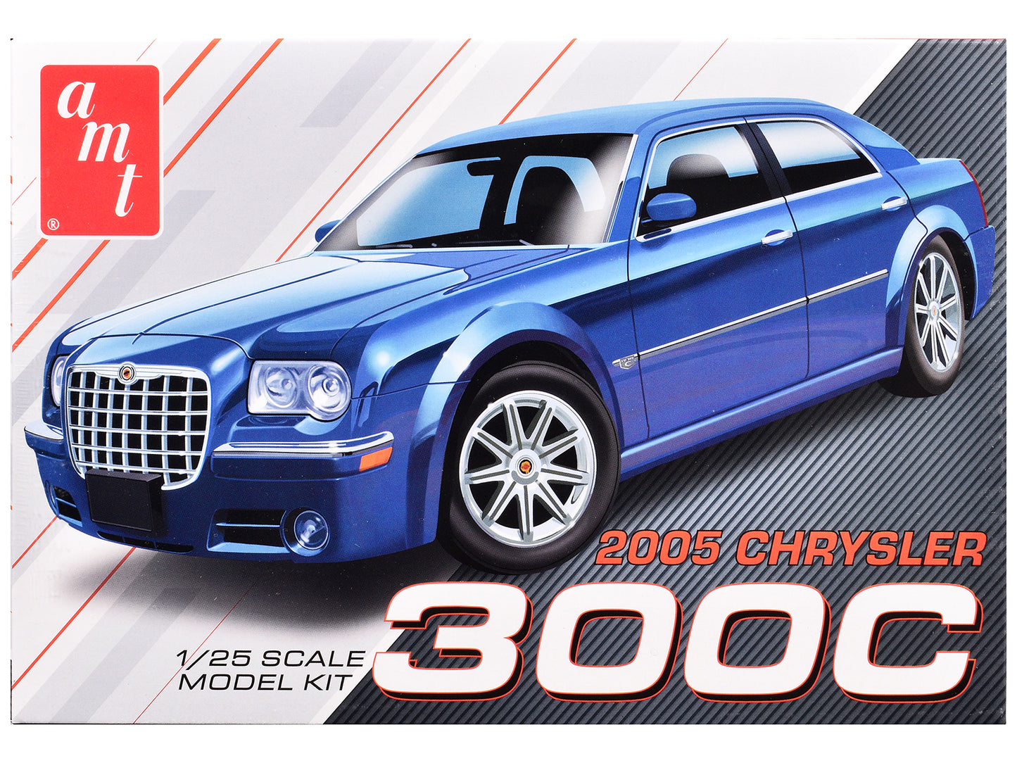 Skill 2 Model Kit 2005 Chrysler 300C 1/25 Scale Model by AMT-DiecastModeler.com
