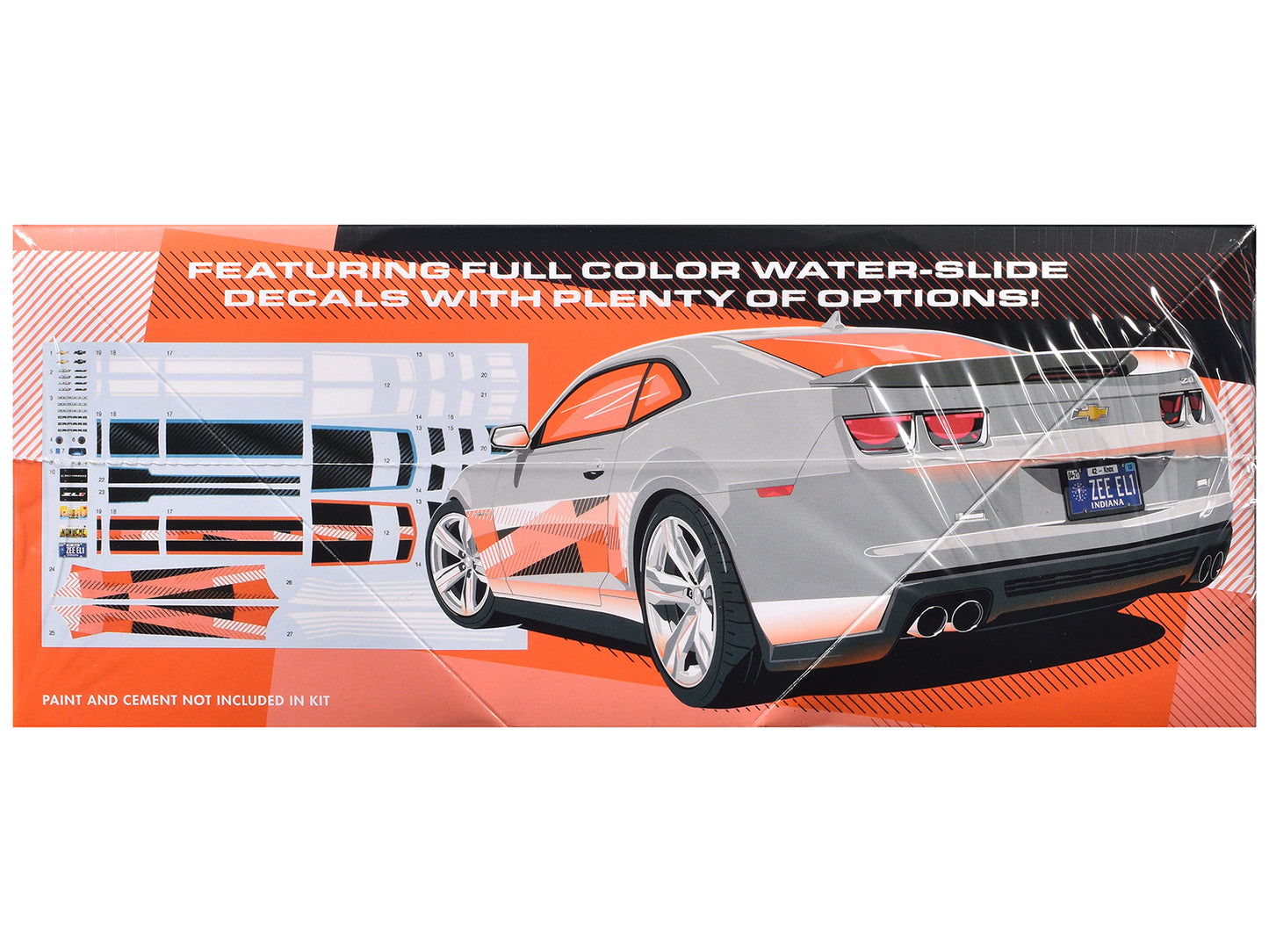 Skill 2 Model Kit 2013 Chevrolet Camaro ZL1 1/25 Scale Model by AMT-DiecastModeler.com