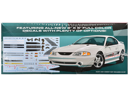 Skill 2 Model Kit 1997 Ford Mustang Cobra 1/25 Scale Model by AMT-DiecastModeler.com