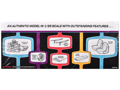 Skill 2 Model Kit 1957 Chevrolet Corvette Street Machine "Kustom Kruisers" Series 1/25 Scale Model by AMT
