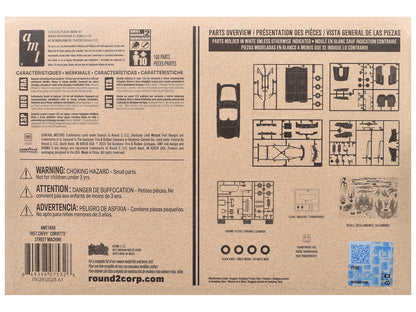 Skill 2 Model Kit 1957 Chevrolet Corvette Street Machine "Kustom Kruisers" Series 1/25 Scale Model by AMT