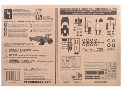 Skill 3 Model Kit Scorpion Mid-Engine Drag Coupe 1/25 Scale Model by AMT
