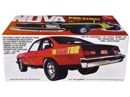 Skill 2 Model Kit Chevrolet Nova Pro Street 1/25 Scale Model by AMT-DiecastModeler.com