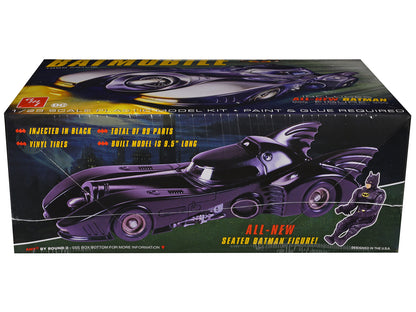 Skill 2 Model Kit Batmobile with Seated Batman Figure "Batman" (1989) Movie 1/25 Scale Model by AMT