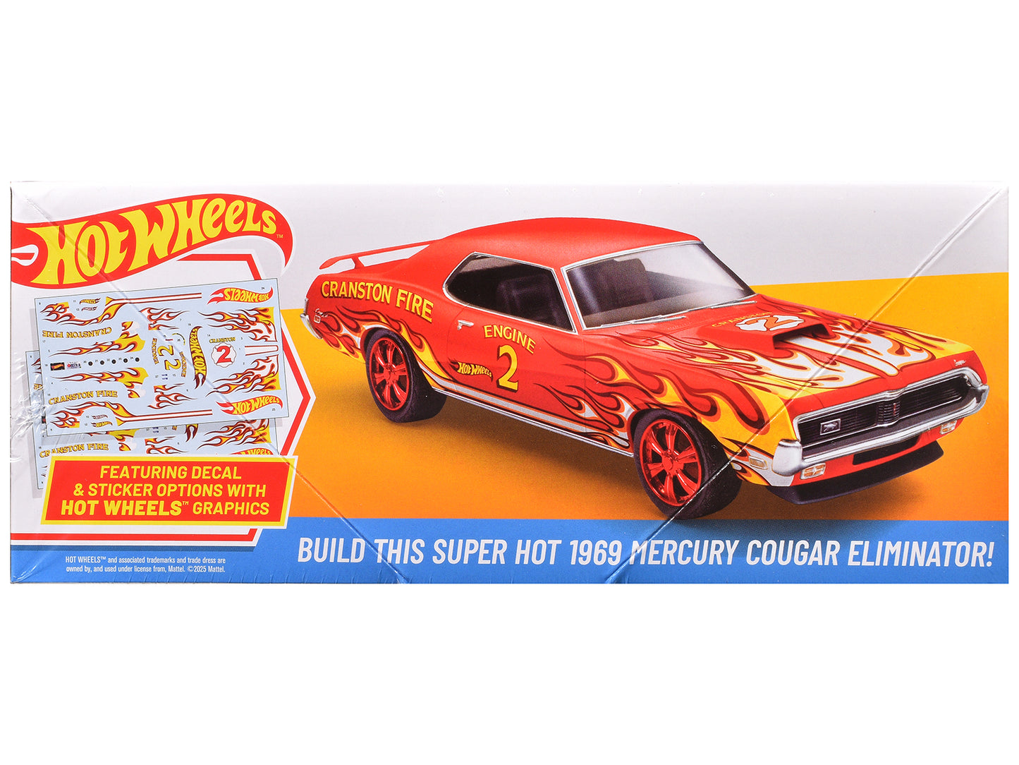 Skill 2 Model Kit 1969 Mercury Cougar Eliminator "Hot Wheels" 1/25 Scale Model by AMT