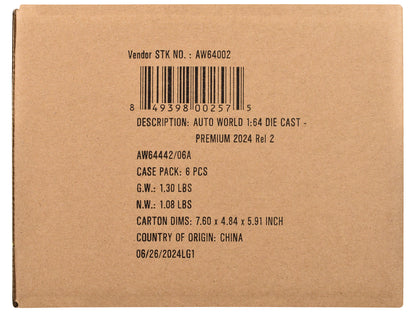 Auto World Premium 2024 Set A of 6 pieces Release 2 1/64 Diecast Model Cars by Auto World-DiecastModeler.com