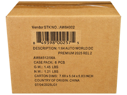 Auto World Premium 2025 Release 2 Set A of 6 pieces 1/64 Diecast Model Cars by Auto World-DiecastModeler.com