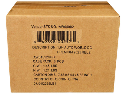 Auto World Premium 2025 Release 2 Set B of 6 pieces 1/64 Diecast Model Cars by Auto World