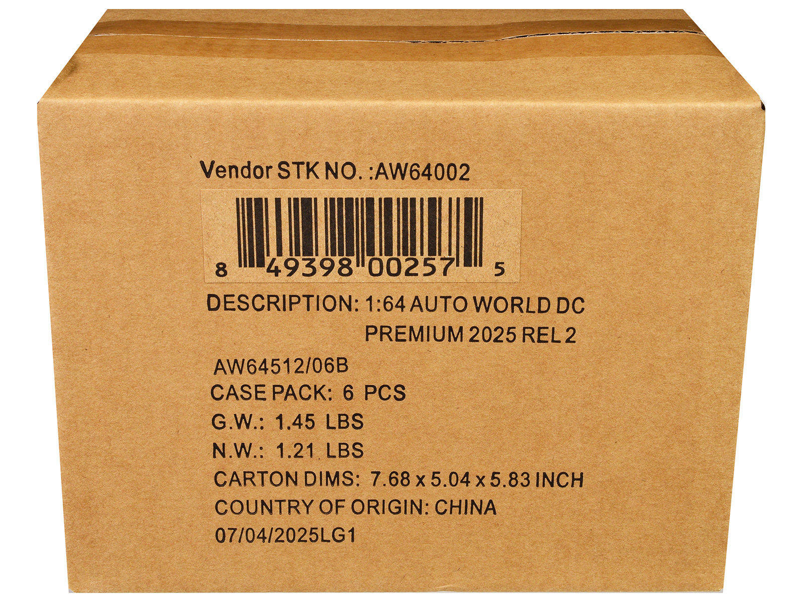 Auto World Premium 2025 Release 2 Set B of 6 pieces 1/64 Diecast Model Cars by Auto World-DiecastModeler.com