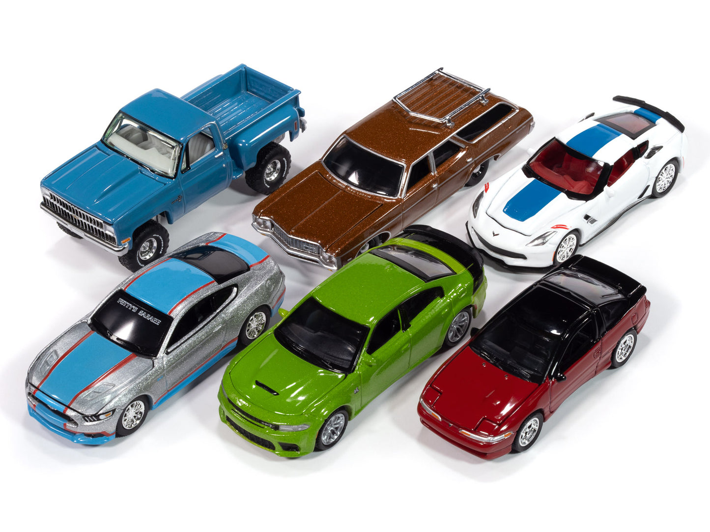 Auto World Premium 2024 Set A of 6 pieces Release 3 1/64 Diecast Model Cars by Auto World