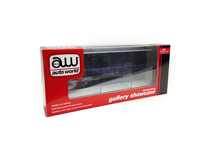 6 Car Interlocking Collectible Display Show Case for 1/64 Scale Model Cars by Auto World-DiecastModeler.com