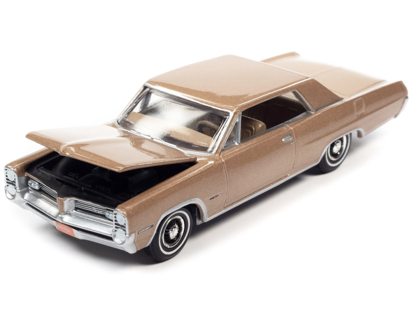 1964 Pontiac Grand Prix Royal Bobcat Saddle Bronze Metallic "Vintage Muscle" Limited Edition 1/64 Diecast Model Car by Auto World-DiecastModeler.com