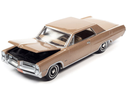 1964 Pontiac Grand Prix Royal Bobcat Saddle Bronze Metallic "Vintage Muscle" Limited Edition 1/64 Diecast Model Car by Auto World-DiecastModeler.com